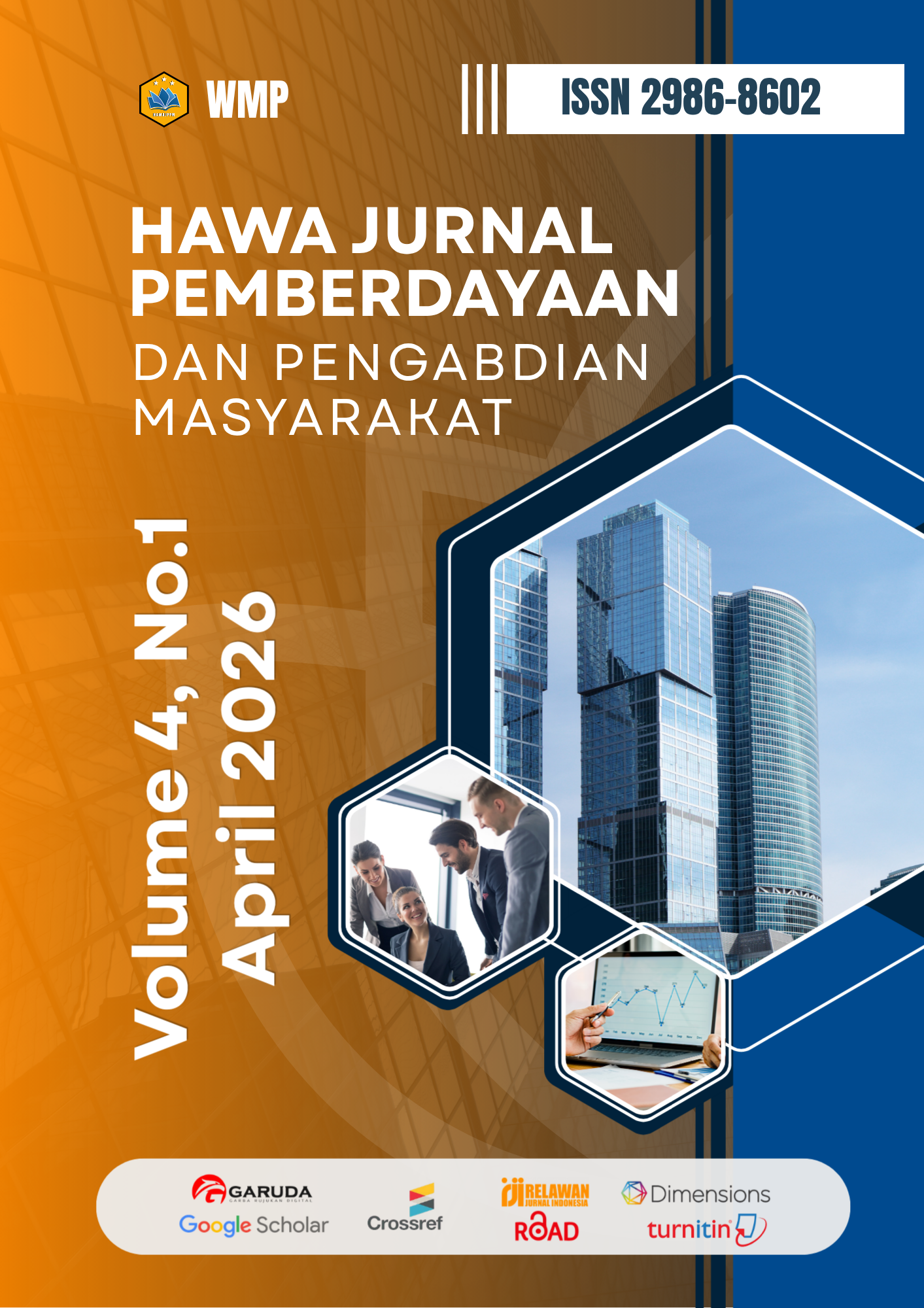 					View Vol. 4 No. 1 (2026): April 2026 Hawa : Jurnal Pemberdayaan Dan Pengabdian Masyarakat (HAWAJPPM)
				